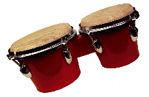 [Billede: Bongo-trommer.]