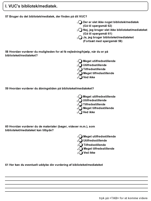 [Grafik: Afkrydsningsskema til kursistspørgeskema]