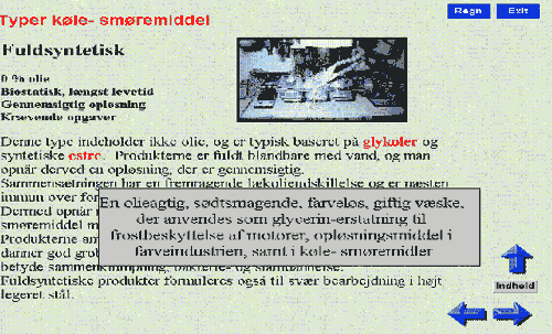 Typer køle- smøremiddel