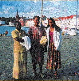 Representatives from the Caribbean Sea Project (St. Lucia) at Sønderborg Harbour
