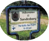 Sign: Welcome to Sønderborg