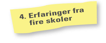 Erfaringer fra fire skoler